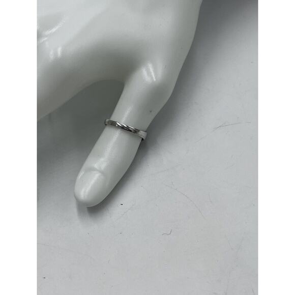 Natural Blue Cabochon Turquoise Open Floral Sterling Silver 925 Ring Size 8.25 - Picture 7 of 11